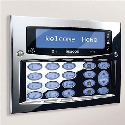 Alarm system keypad. Cerebral Security Solutions. Security Guarding, Door Supervisors, Hotel Security, Keyholding, Mobile Security, Vacant Property Security, Farm Security, Education Security. Bristol, Somerset.