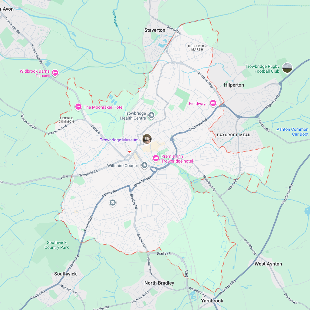 Map of Trowbridge