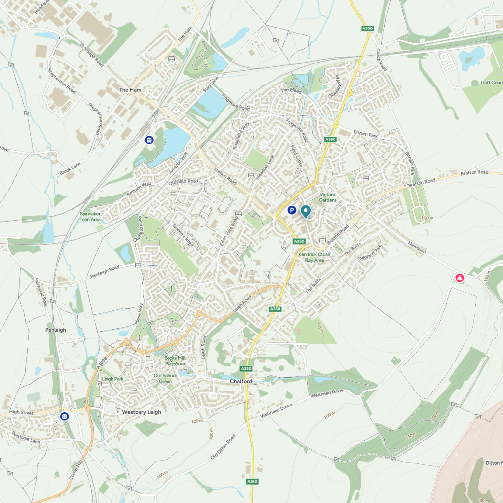Map of Westbury